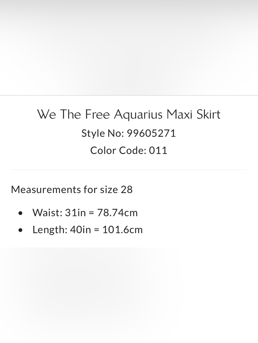 Free People We The Free Asymmetrical Maxi Skirt - Picture 6 of 6